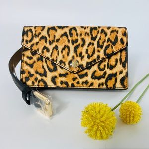 Michael Kors Animal Print Waist Belt Bag S/M NWT